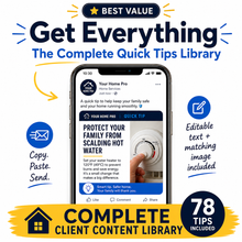 Load image into Gallery viewer, Complete Client Content Library - Quick Tips
